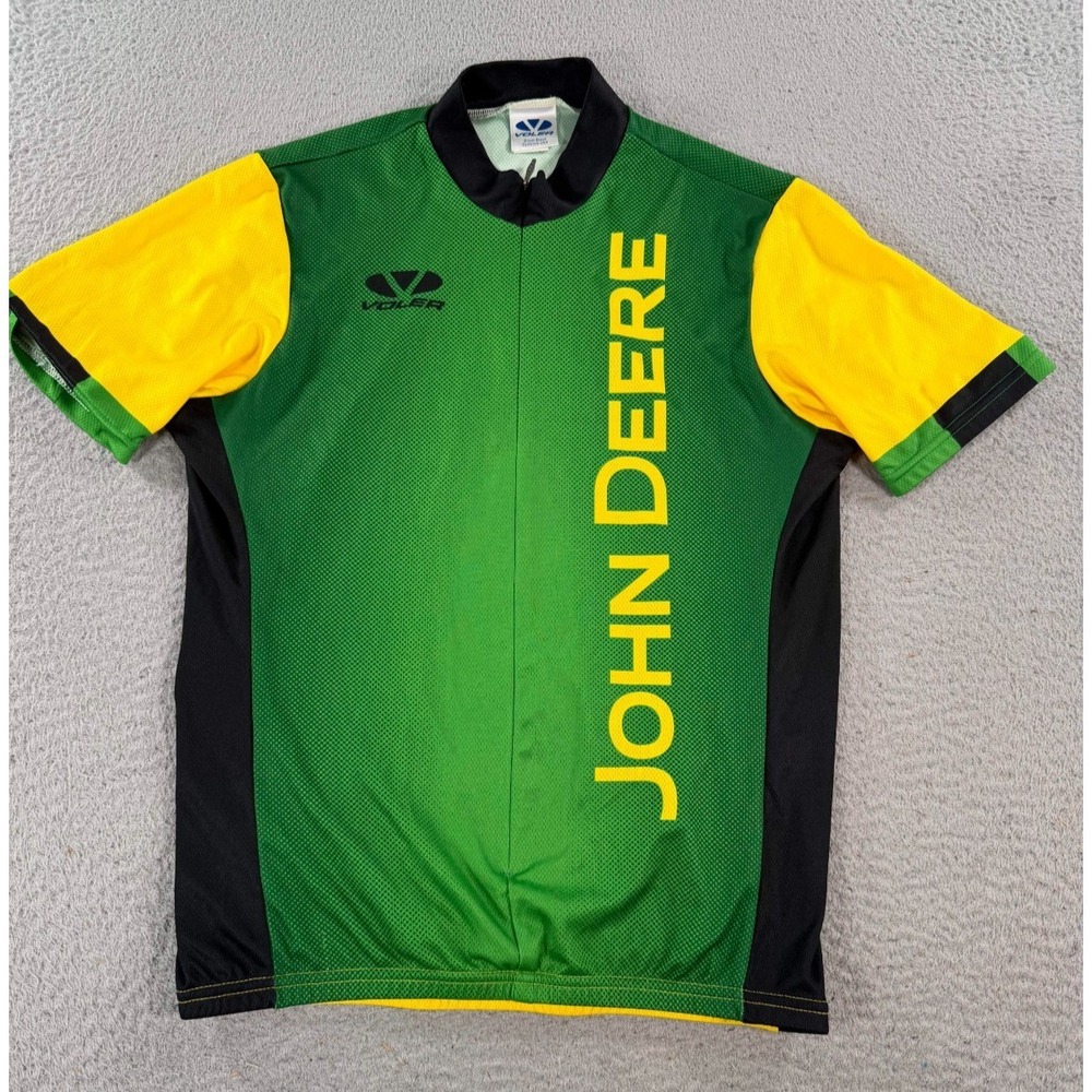 Voler John Deere Cycling Jersey Men Medium Green Yellow Nothing Runs Like A Deer